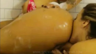 spicyj onlyfans naughty fat lady is fondling saggy boobs