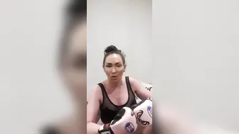 yasminscott onlyfans Fishnet brunette