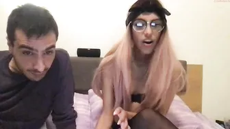 pymitchie hot brunette girl gently masturbates cunt