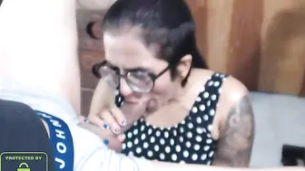 strong1couple Lustful mare caresses boobs