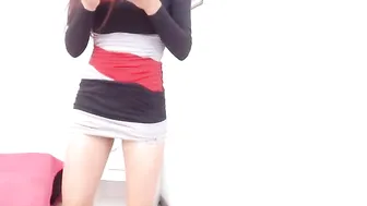 loren_castro Gorgeous girl dancing bright striptease