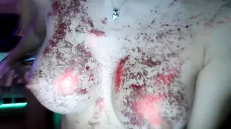 uglyblonde Luscious slut fucks ass hard