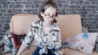 shugarangel naughty babe caresses vaginal hole