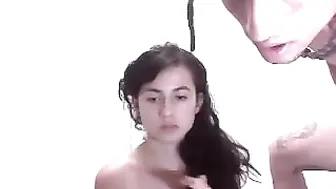 rasta_and_niki whore babe jerks off through panties