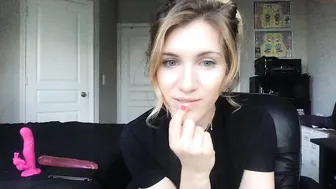 blondelovetoy charming slut is naughty with a vibrator