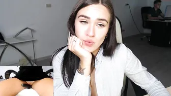 _hello_siri_ skinny babe pleases with her appearance