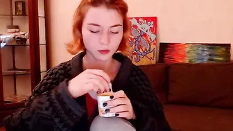 alicebreeze cute with pigtails jumps on sex toy