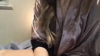 hazelbby98 hot brunettes pose in lingerie