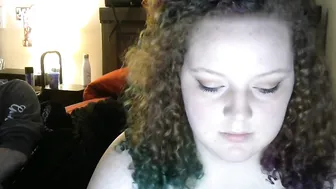 hugs143 angelicly beautiful woman pathetically caresses herself