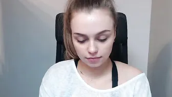 beckytras blissful nipple flows from excitement