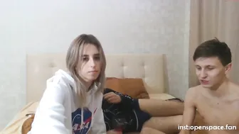 _open_space_ busty chick caresses big nipples