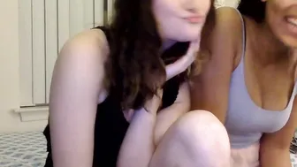 2girl1dorm sexy chickens caress excited nipples