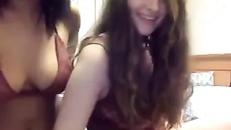 2girl1dorm naughty babe dancing striptease