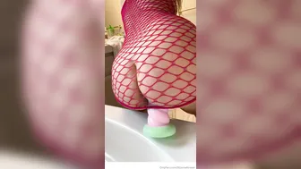 missmeforever sexy brown hair caresses shaved holes