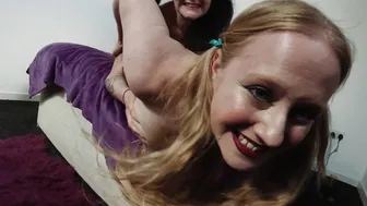 lucymuse fucks herself in red dildo