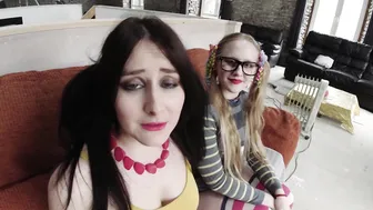 lucymuse bitch in uniform touches nipples