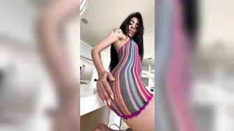 kimytv shy chick poses naked