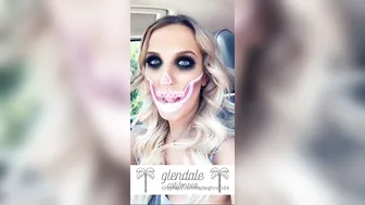 kayleighcoxx84  caresses pussy in the pharmacy