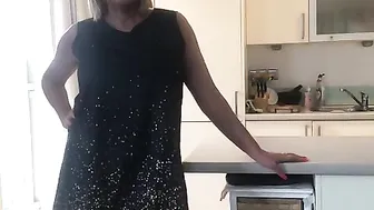 courtesananna in stockings teased pussy lying on her back