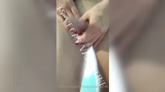 tsvegasvalentine dark haired passion shows underwear