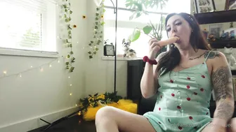 svnflowerqueen exquisite woman masturbating pussy sex toy