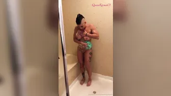 queenkarma69 delightful girl caresses big boobs