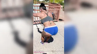 queenkarma69 luxurious blonde straddled sex toy