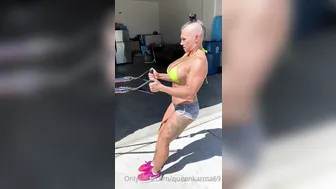 queenkarma69 young beauty fucks phallus