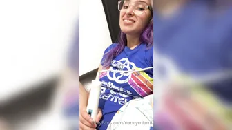 nancymiami  charming girl strips in front of the camera