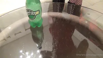 preggomilky fucks herself in front of the webcam