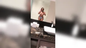 ms fernandes 25 caresses his magnificent body