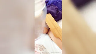 missmeforever buxom plays with long dildo