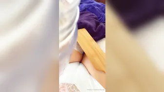 missmeforever buxom plays with long dildo