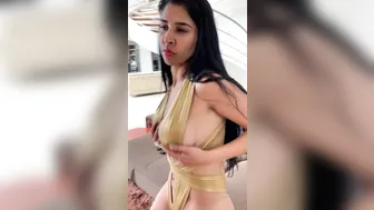 malyia Russian goddess posing in blue panties