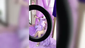littlepuck shy mummy twirling elastic ass