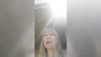msjamiefoster in stockings teased pussy lying on her back