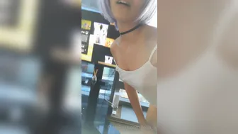 lolla li juicy babe caresses pussy