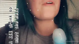 littlekittenn spectacled slut fucked by sex toys