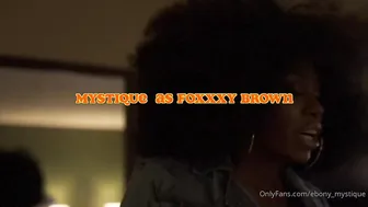 ebony mystique age babe teases beautiful tits