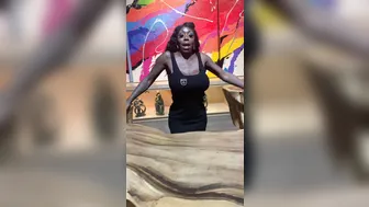 ebony mystique Naughty blonde