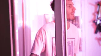 ebony mystique excellent skin in glasses sucks dildo