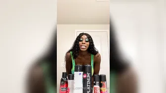 ebony mystique cute fucks herself