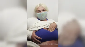 tiffanystarbbw delightful girl caresses big boobs