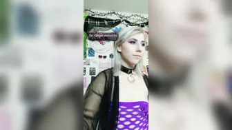 thechronicmasochist busty bitch massages her pussy and nipples