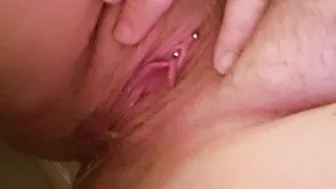 tiffanystarbbw hot bitch punches holes with fingers