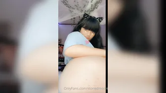 stonedmoon hot latina fucks pussy with a sex toy