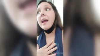 sadieholmes busty slut caresses both slits