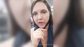 sadieholmes black haired bitch shows her boobs