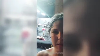 sadieholmes pretty bitch strips down to her panties