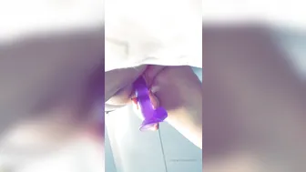 mikki951 bitch drummed with glass dick